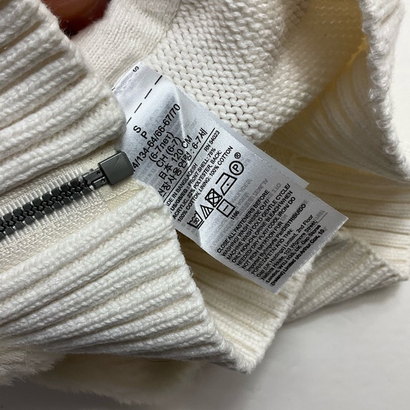 Gap cream faux fur sweater zip vest - Picture 5 of 5